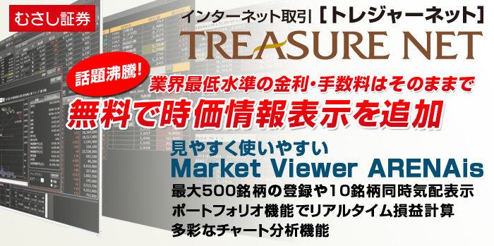 インターネット取引「トレジャーネット」